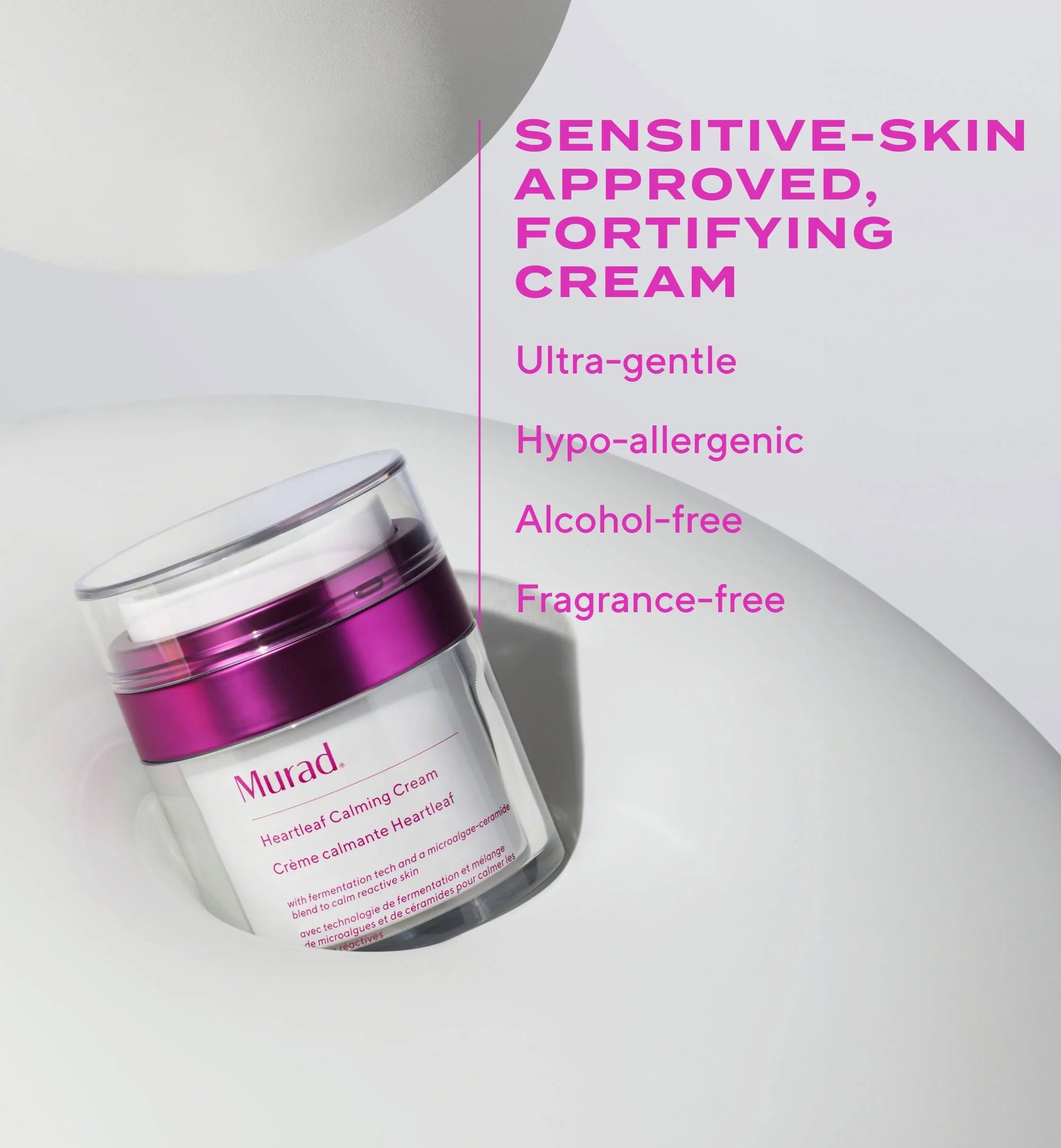 Heartleaf Calming Cream Moisturiser for Sensitive Skin and Eczema-Prone Skin
