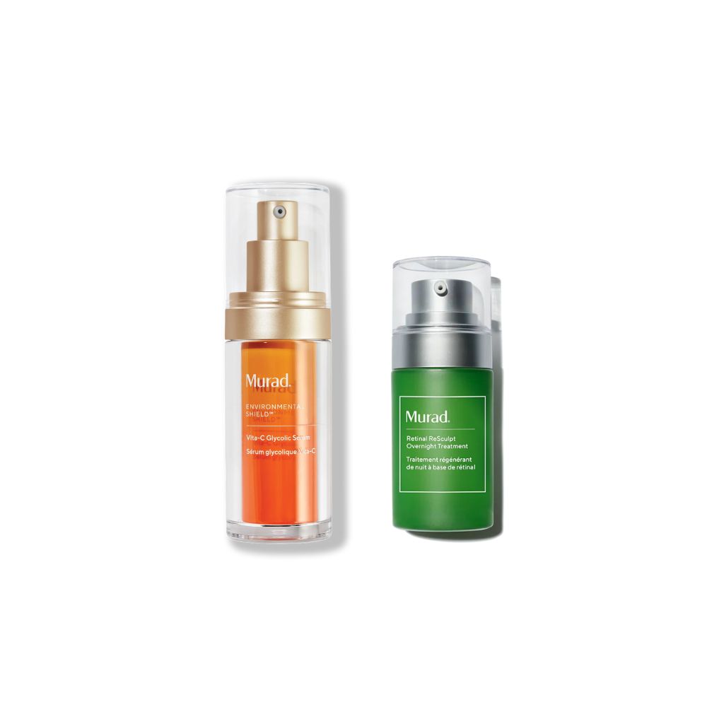 Discovery Bundle: Vita-C Glycolic Serum PLUS Retinal ReSculpt Overnight Treatment