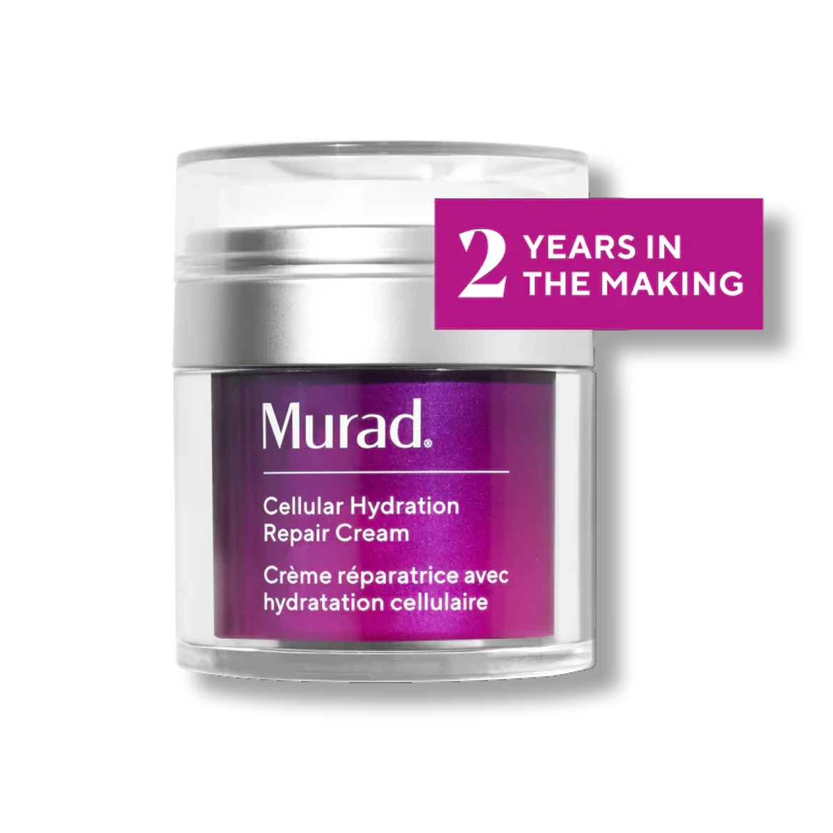Murad Cellular Hydration Barrier Repair Cream with a label indicating '2 Years in the Making'.