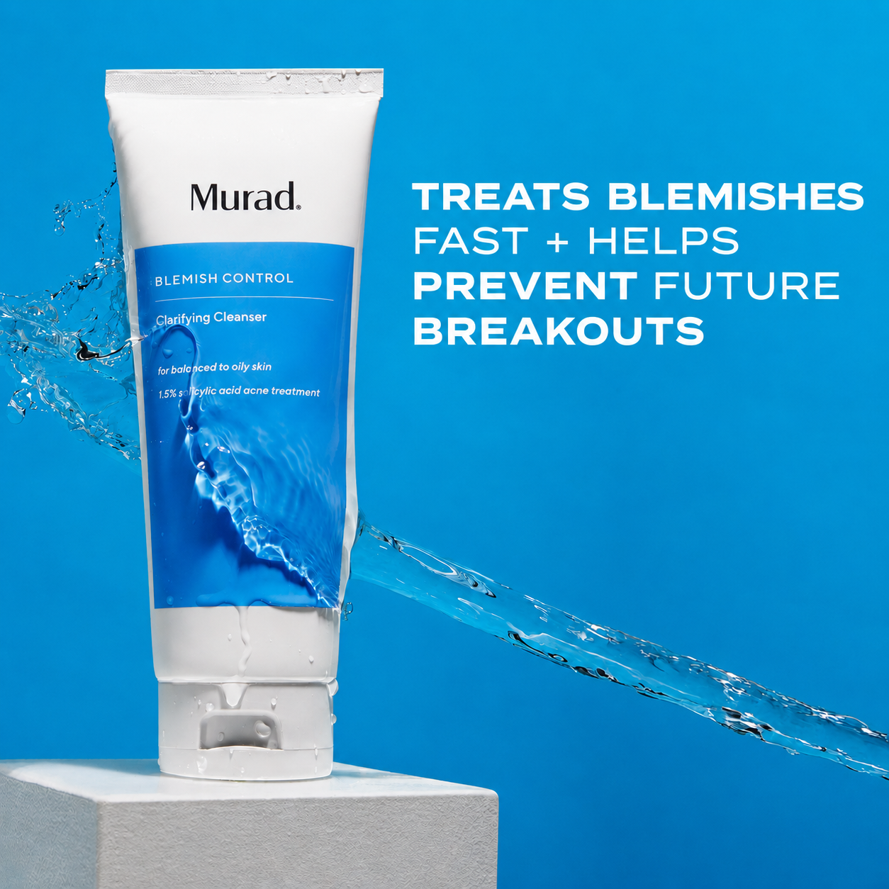 Murad Clarifying Cleanser treats blemishes fast