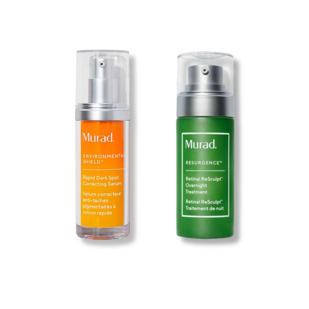 Brighten & Tighten Routine: Rapid Dark Spot Correcting Serum & Retinal ReSculpt Overnight Treatment