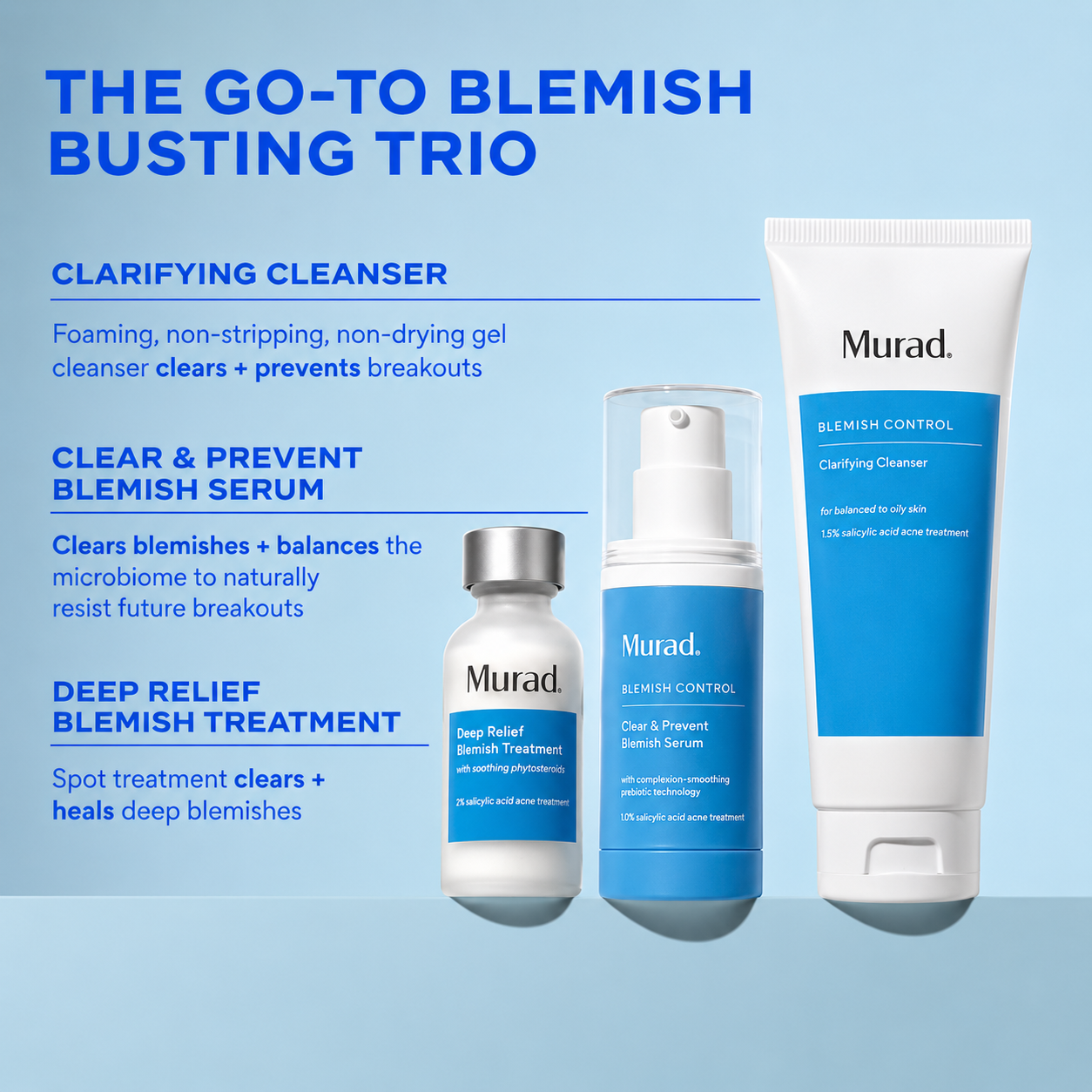 clarifying cleanser routine