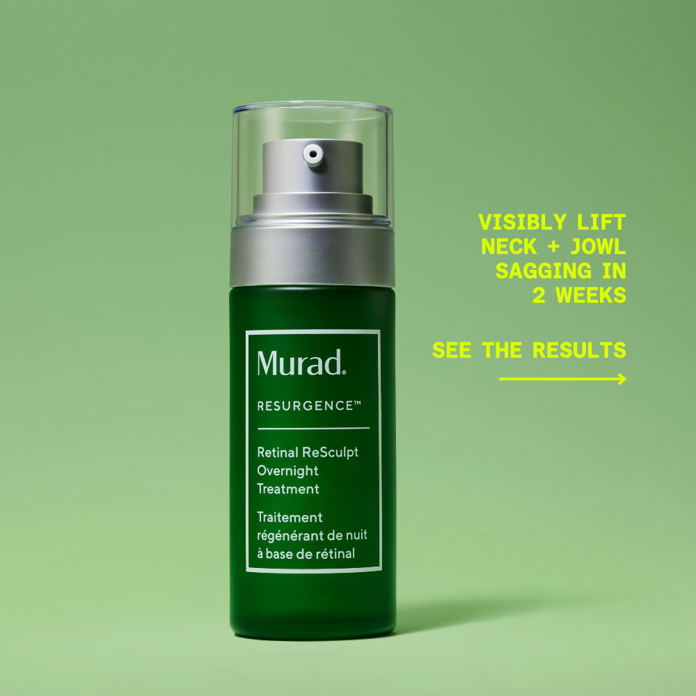 Murad Retinal ReSculpt Overnight Treatment firming serum packshot for wrinkles and sagging skin