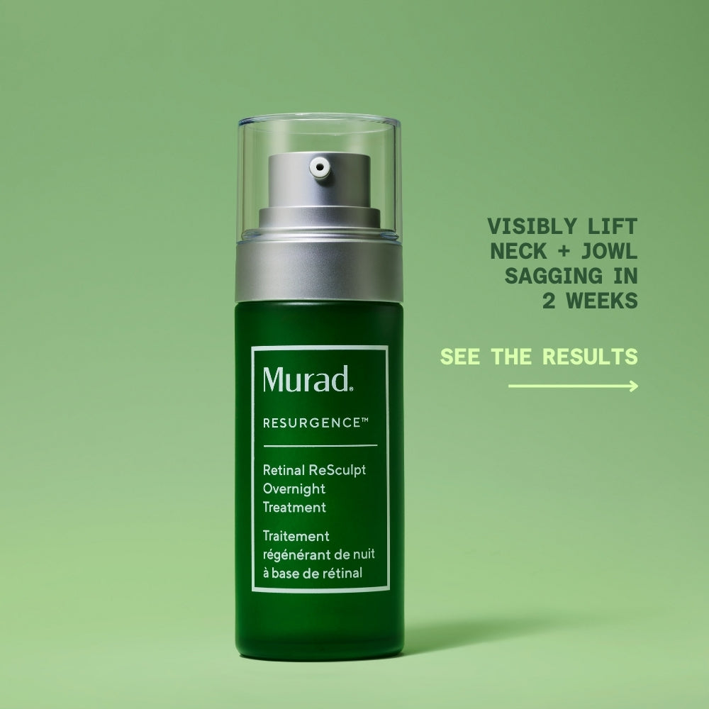 Murad Retinal ReSculpt Overnight Treatment firming serum packshot for wrinkles and sagging skin